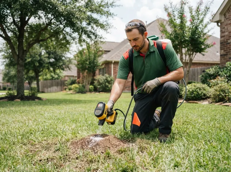 Fire Ant Yard Suppression in Katy, TX