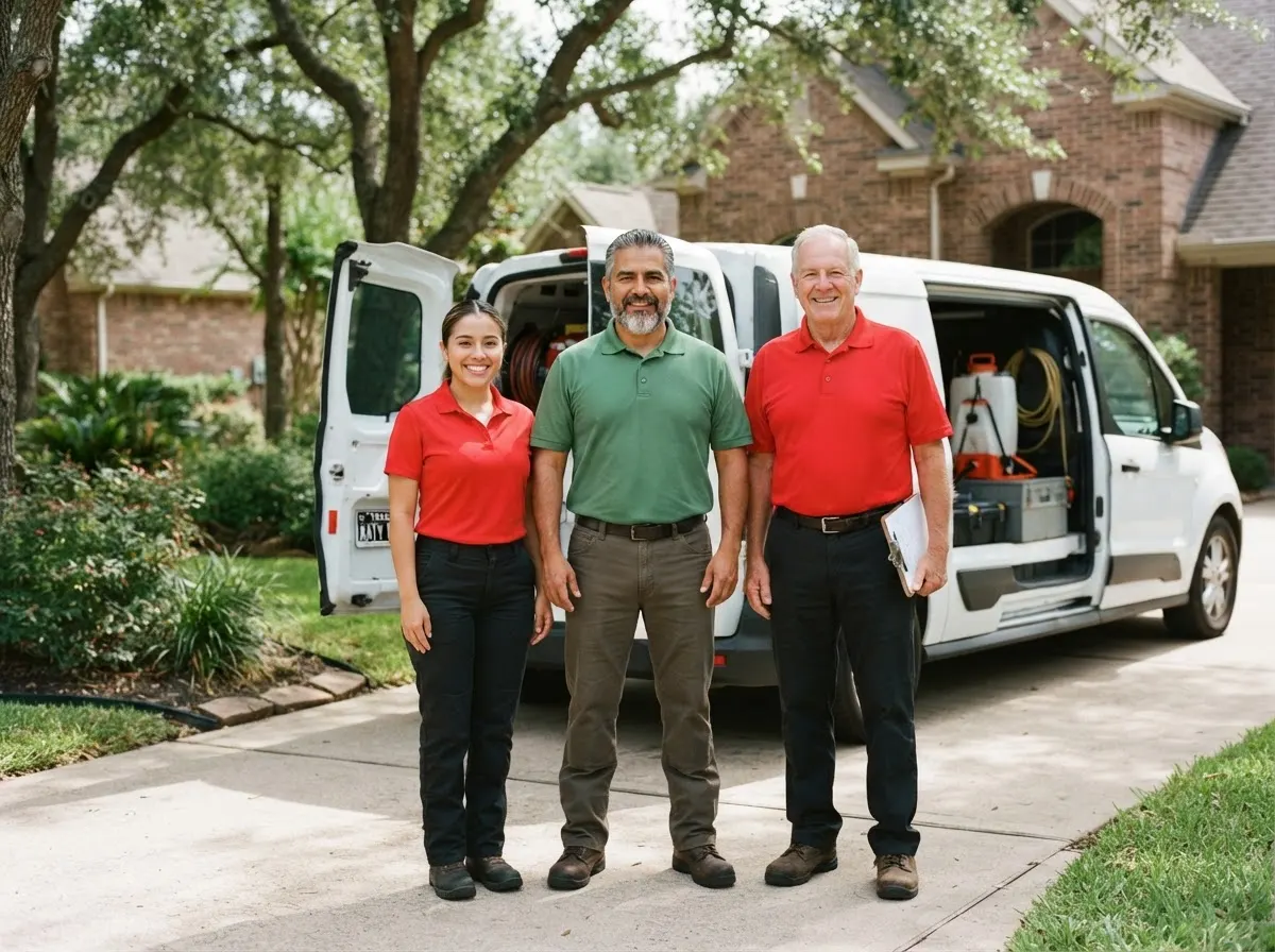 Brazos Oak Pest Control pest control service team in Katy, TX